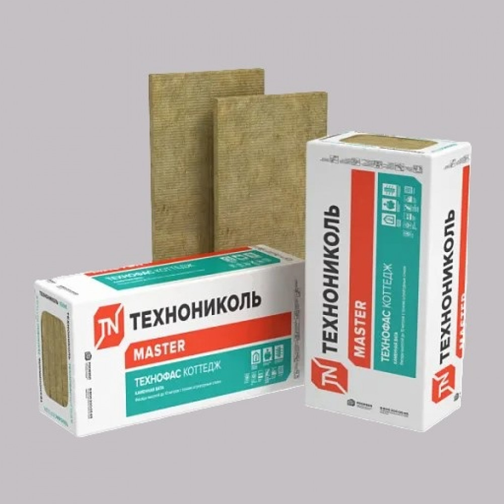 Утеплитель Технониколь Технофас Коттедж 1200x600x100 мм