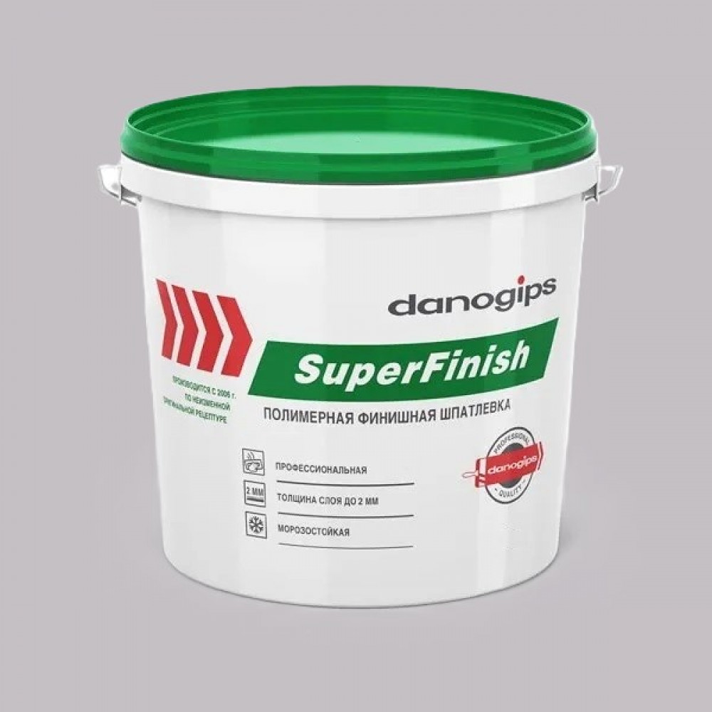Шпаклевка готовая DANOGIPS SuperFinish 17 л/28 кг