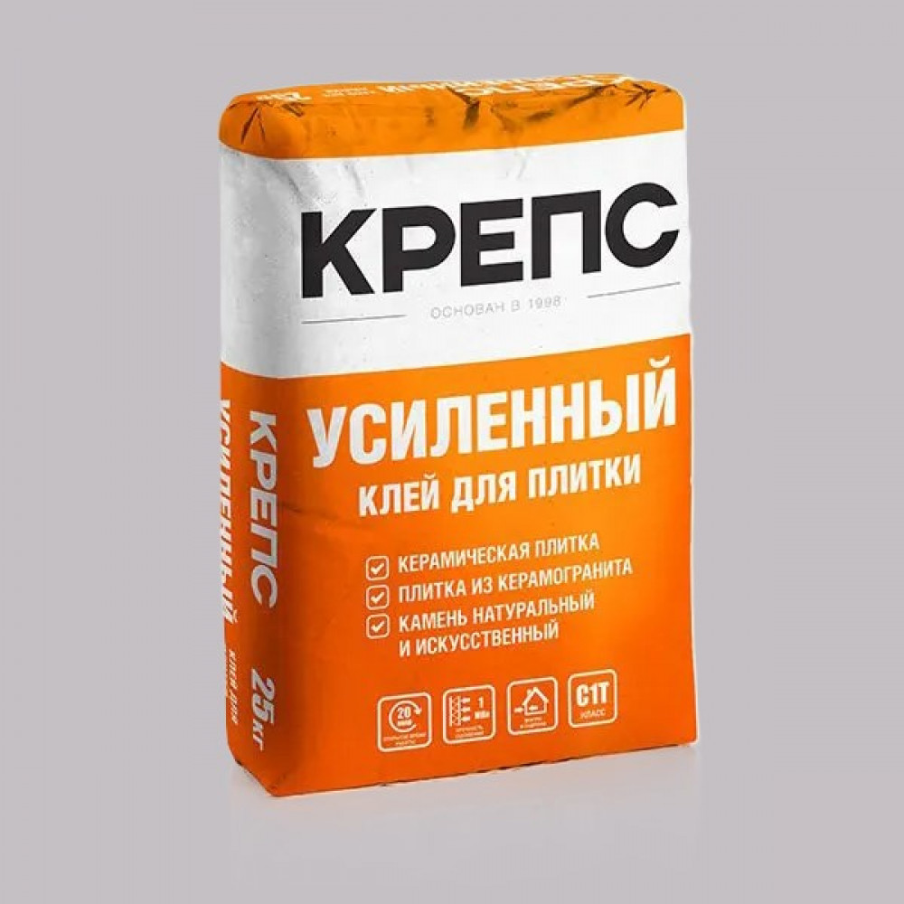 Клей для плитки Крепс Стандарт 25 кг